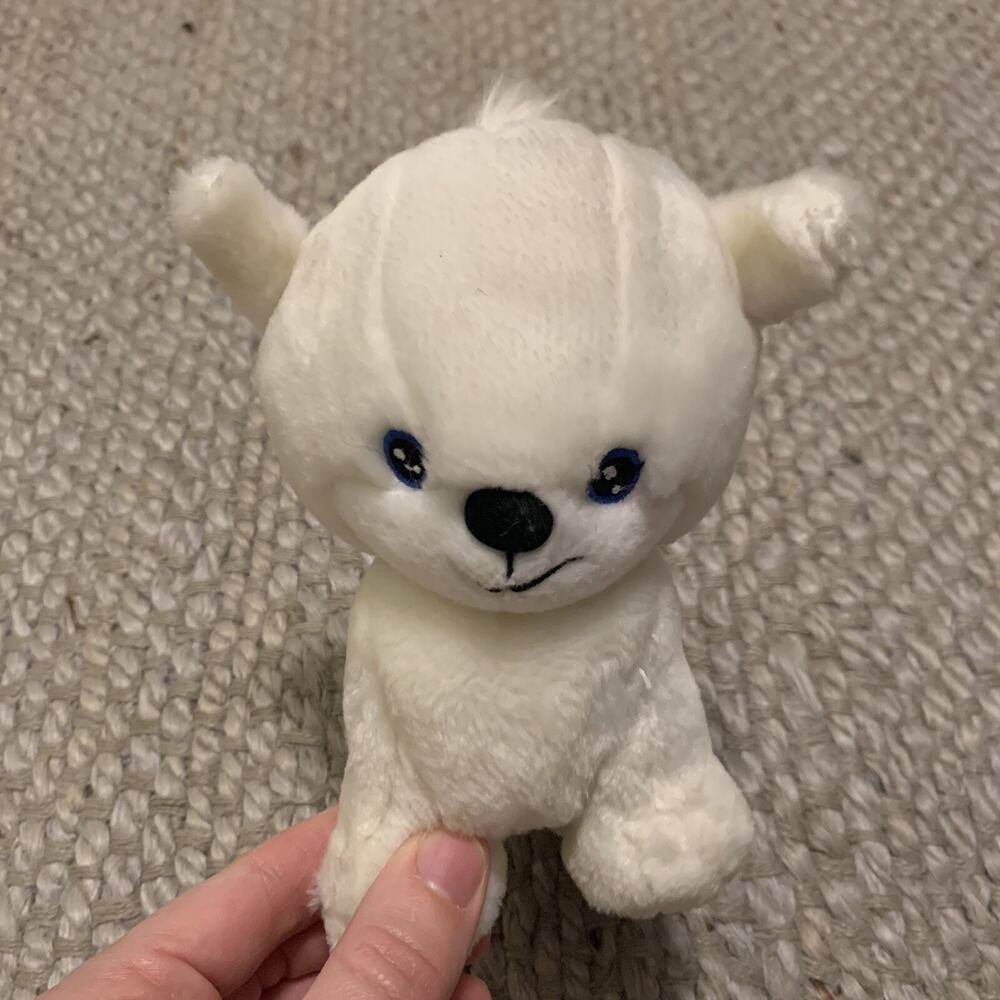 Neopets Petpet White Doglefox Plush Toy Limited Edition Plushie Dog Fox Wolf